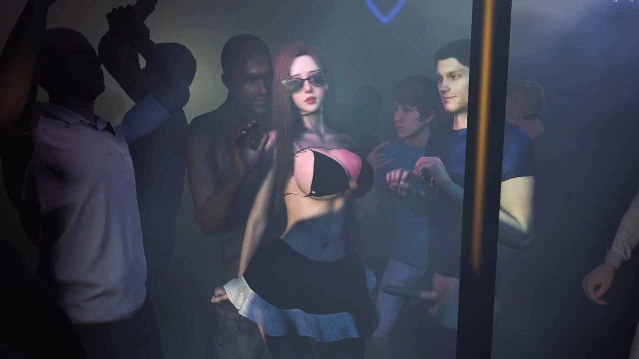 Fucked hot pussy at the club l Group sex 3D animation Hentai