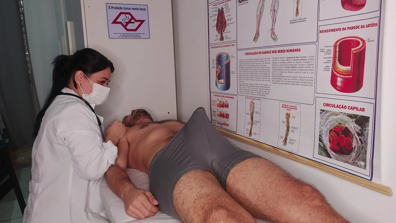 Patient’s erection right in front of the nurse
